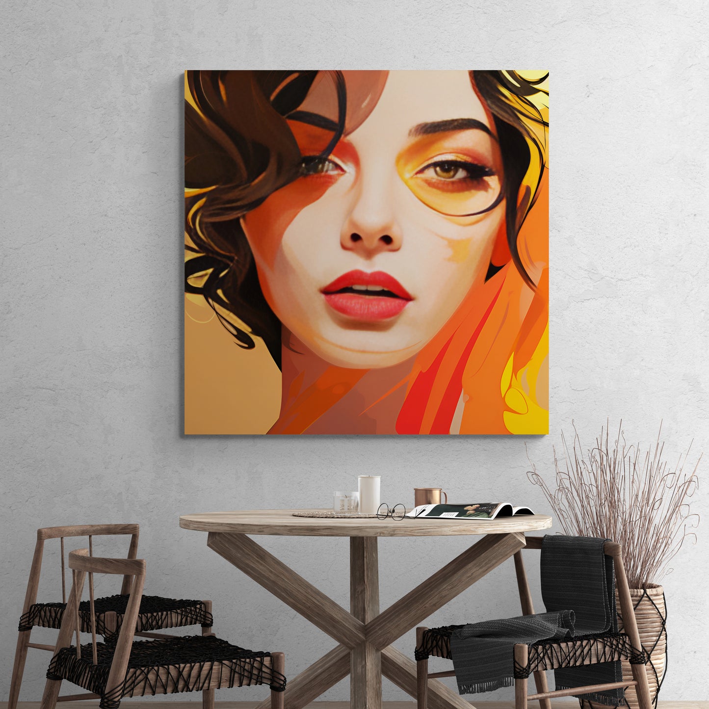 Earthly Gaze Canvas