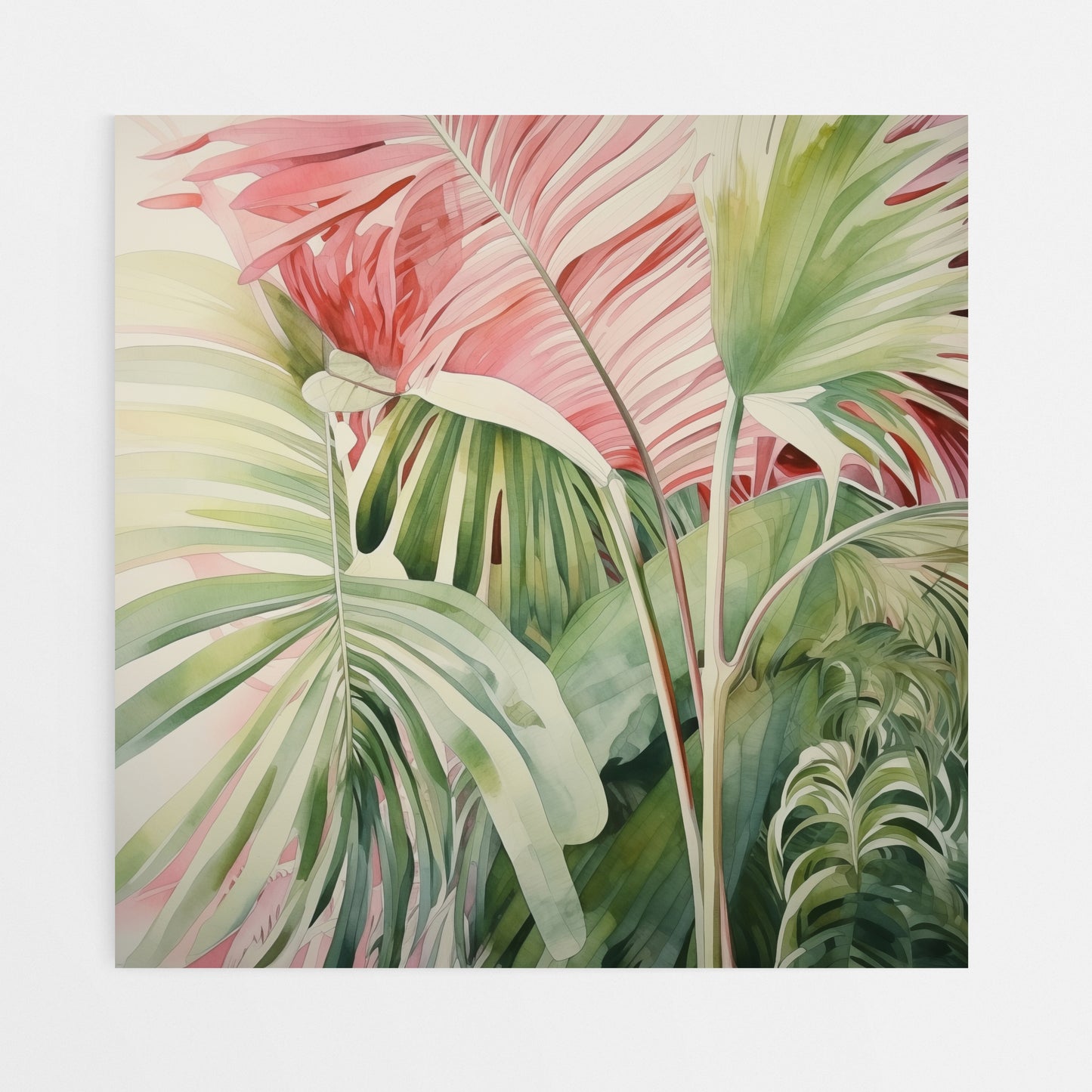 Ethereal Palm: Minimalist Harmony
