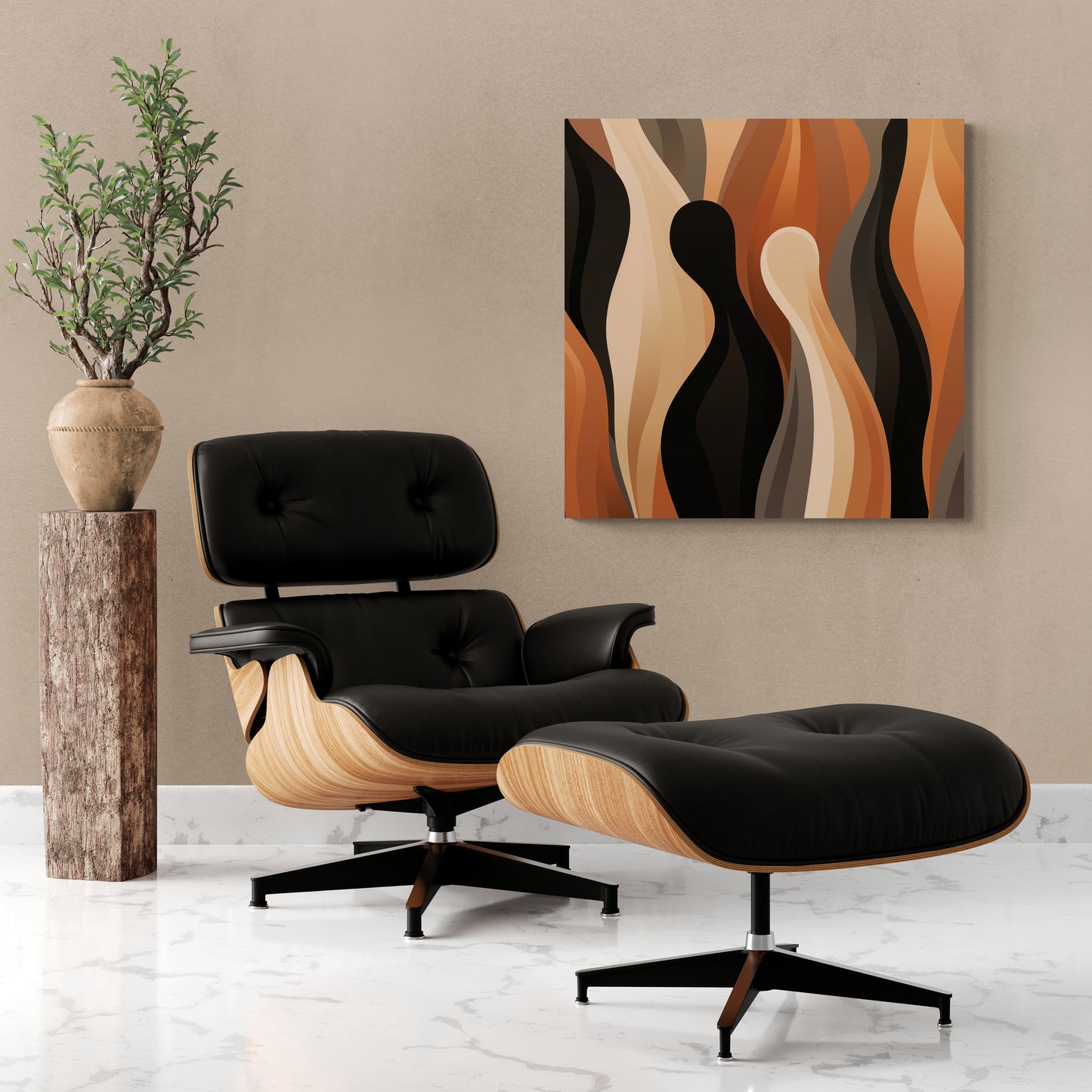 Elegant Simplicity: Embracing Earthy Abstractions