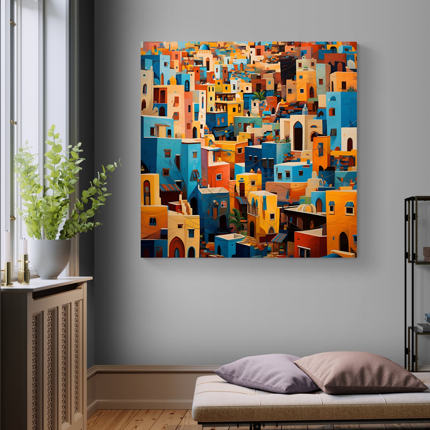 Fine Art for Cultural Decor - Room Setting