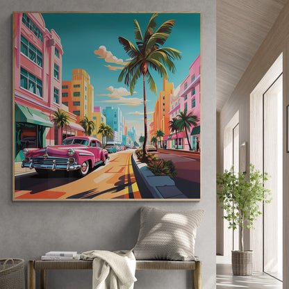 Fine Art for Minimalist Decor - Room Setting
