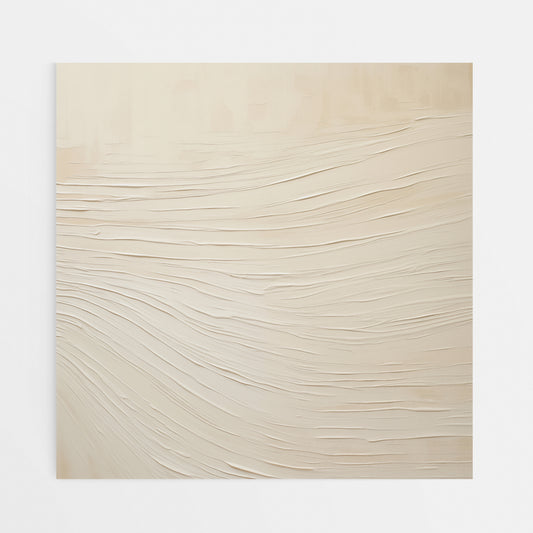 Minimalist Beige Canvas - Tonal Harmony