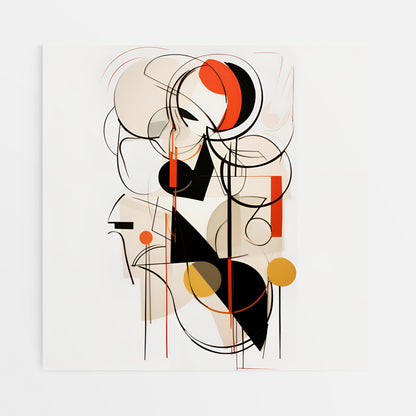 Abstract Woman Art - Detail Close-up