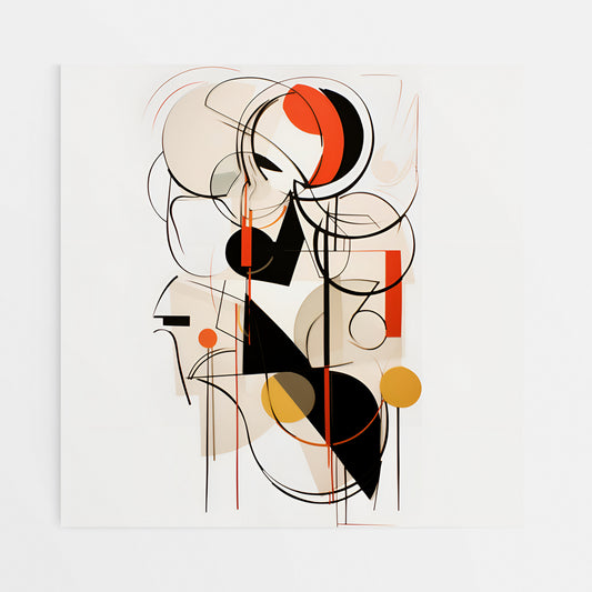 Abstract Woman Art - Detail Close-up