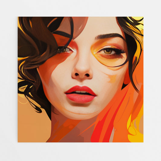 Earthly Gaze Canvas