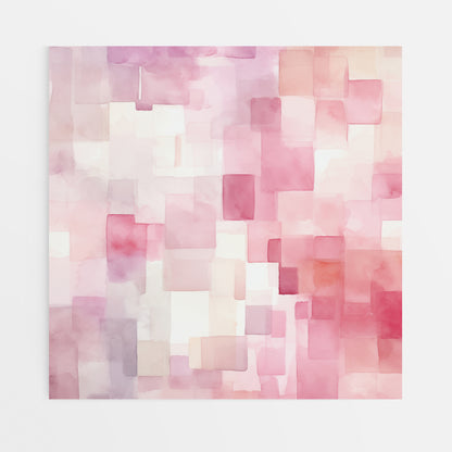 Dreamlike Reverie: Soft Watercolor Squares