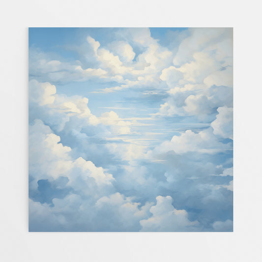 Sky Canvas Wall Art - Front View