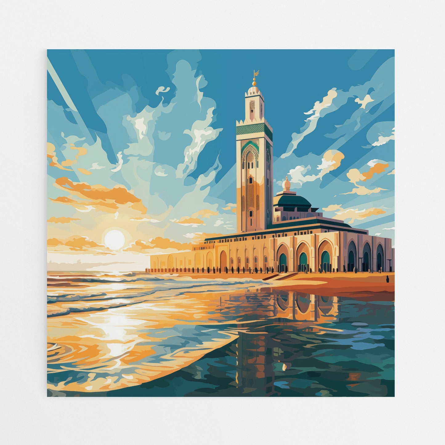 Seaside Serenity: The Majestic Hassan II Mosque
