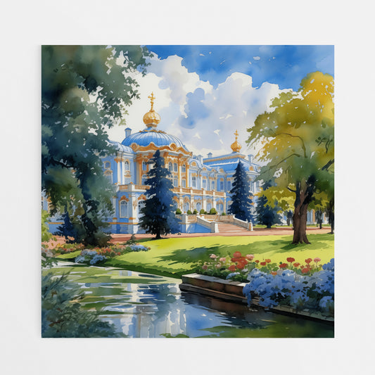 Catherine Palace: Opulent Splendor Canvas