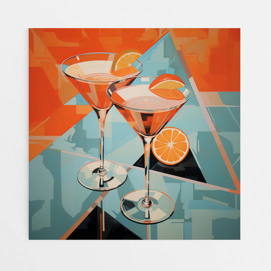 Citrus Elegance: A Toast to American Modernism