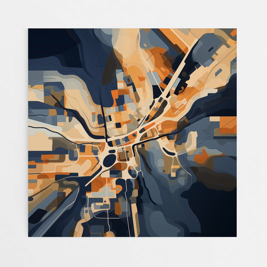City Pulse: Abstract Urban Cartography