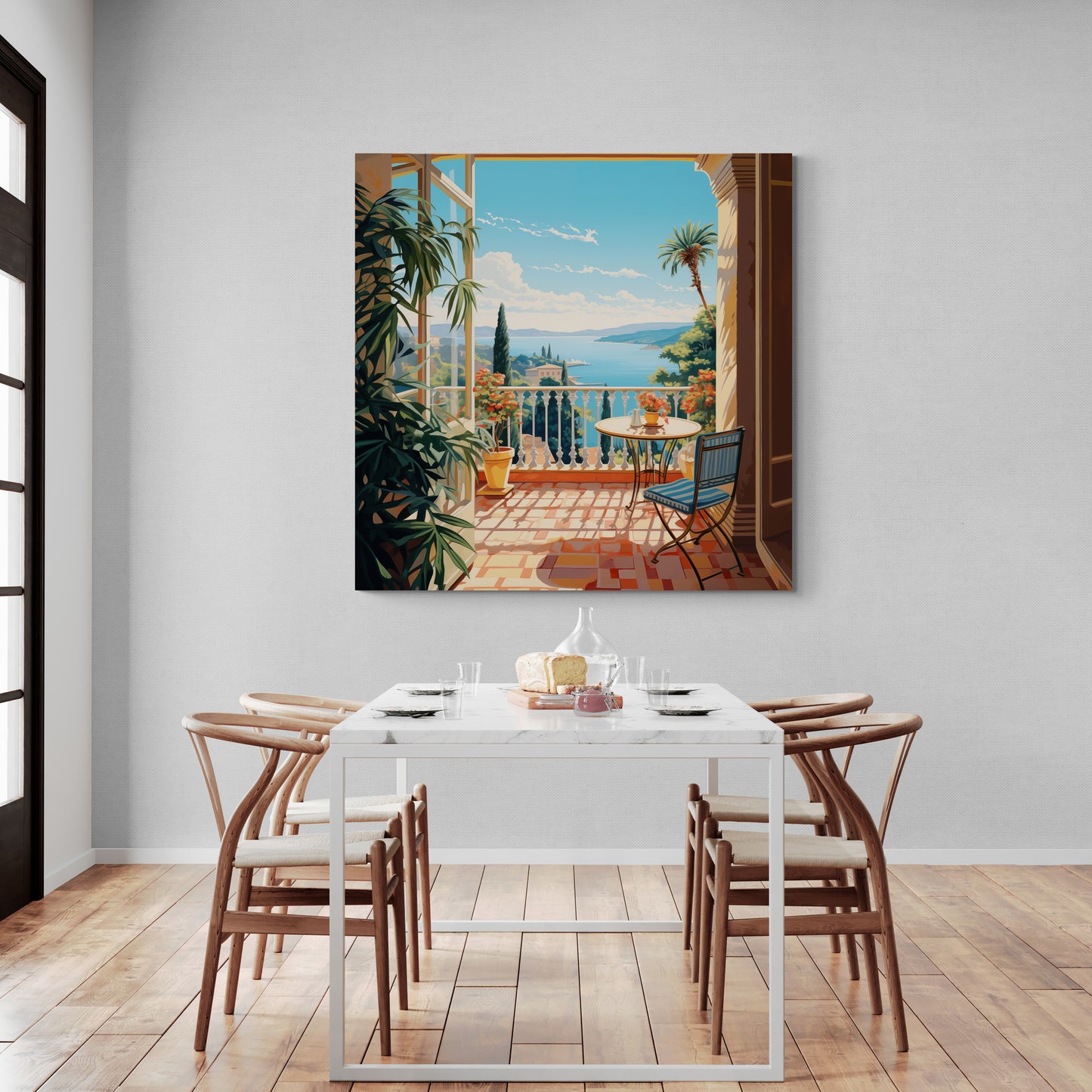 Coastal Haven Canvas - Balcony Views