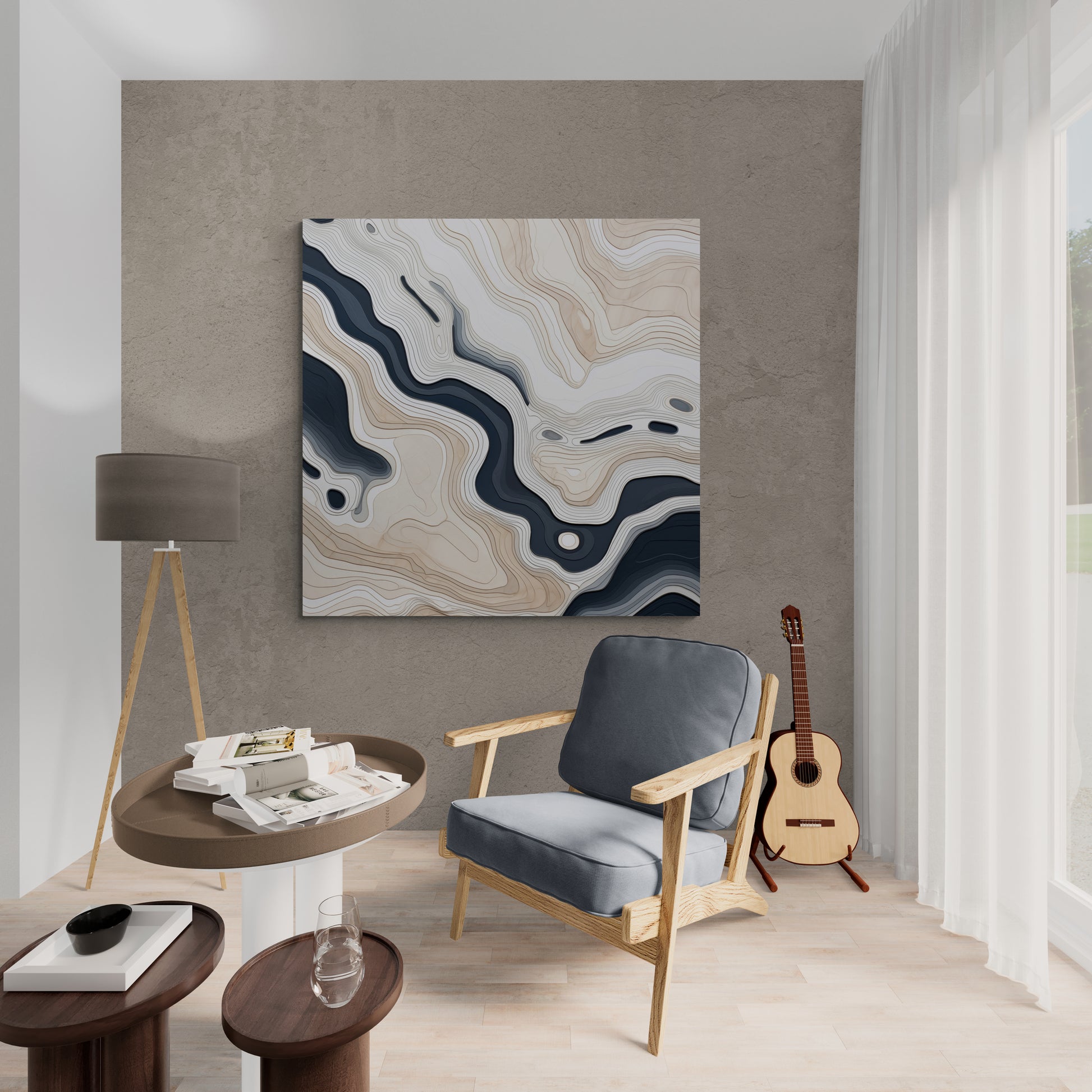 Abstract Art for Minimalist / Modern Decor