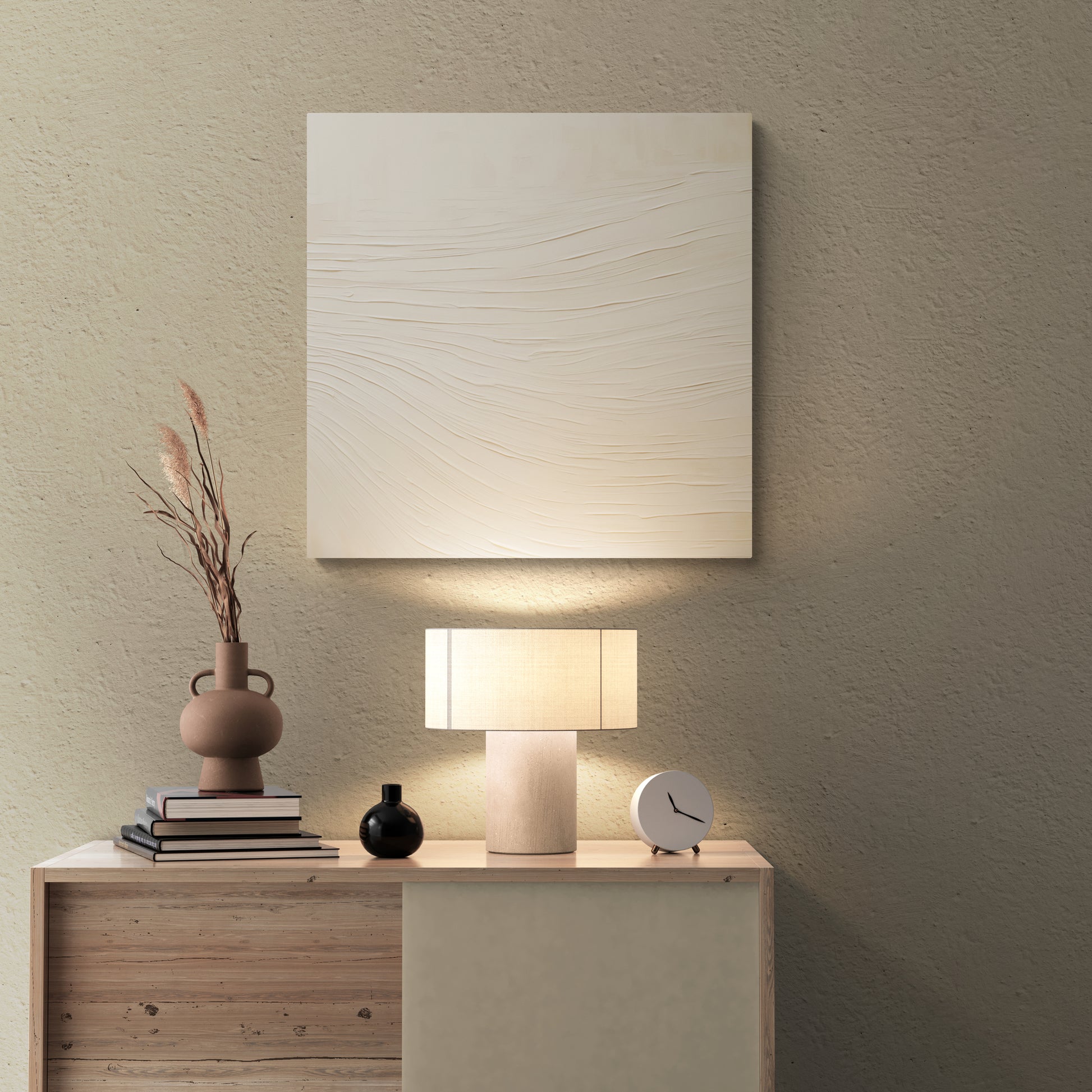 Beige Canvas - Wall Art