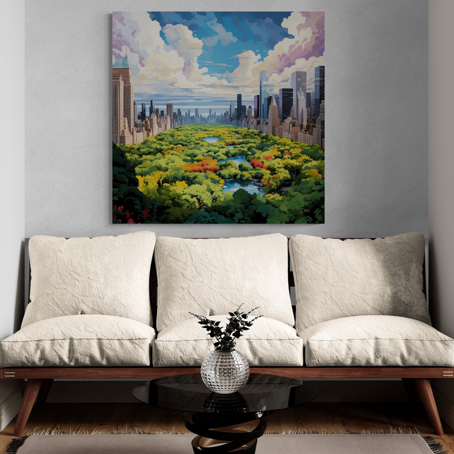 Central Park: Penthouse View - Canvas Wall Art