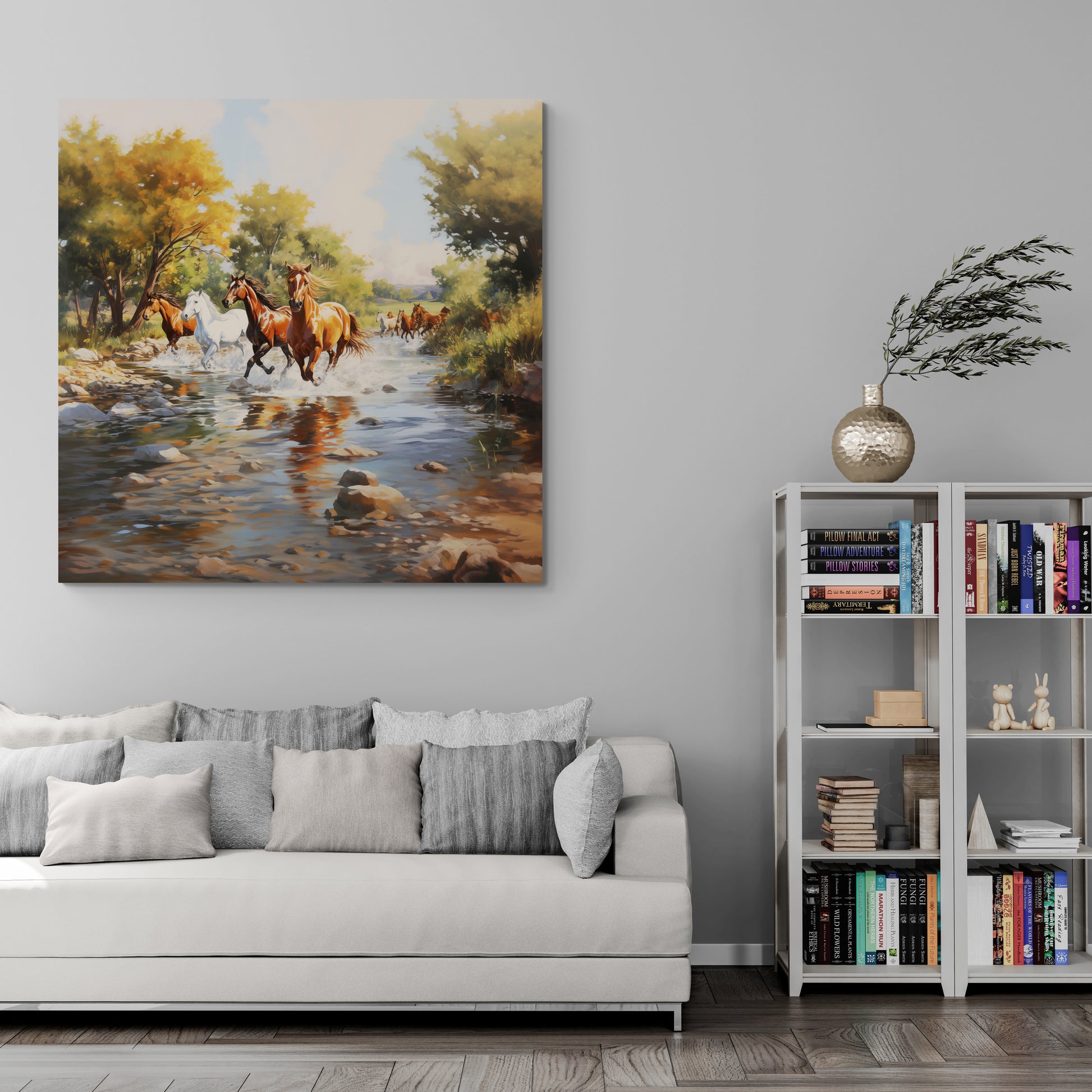 Canvas Wall Art for Modern Decor - Room Setting