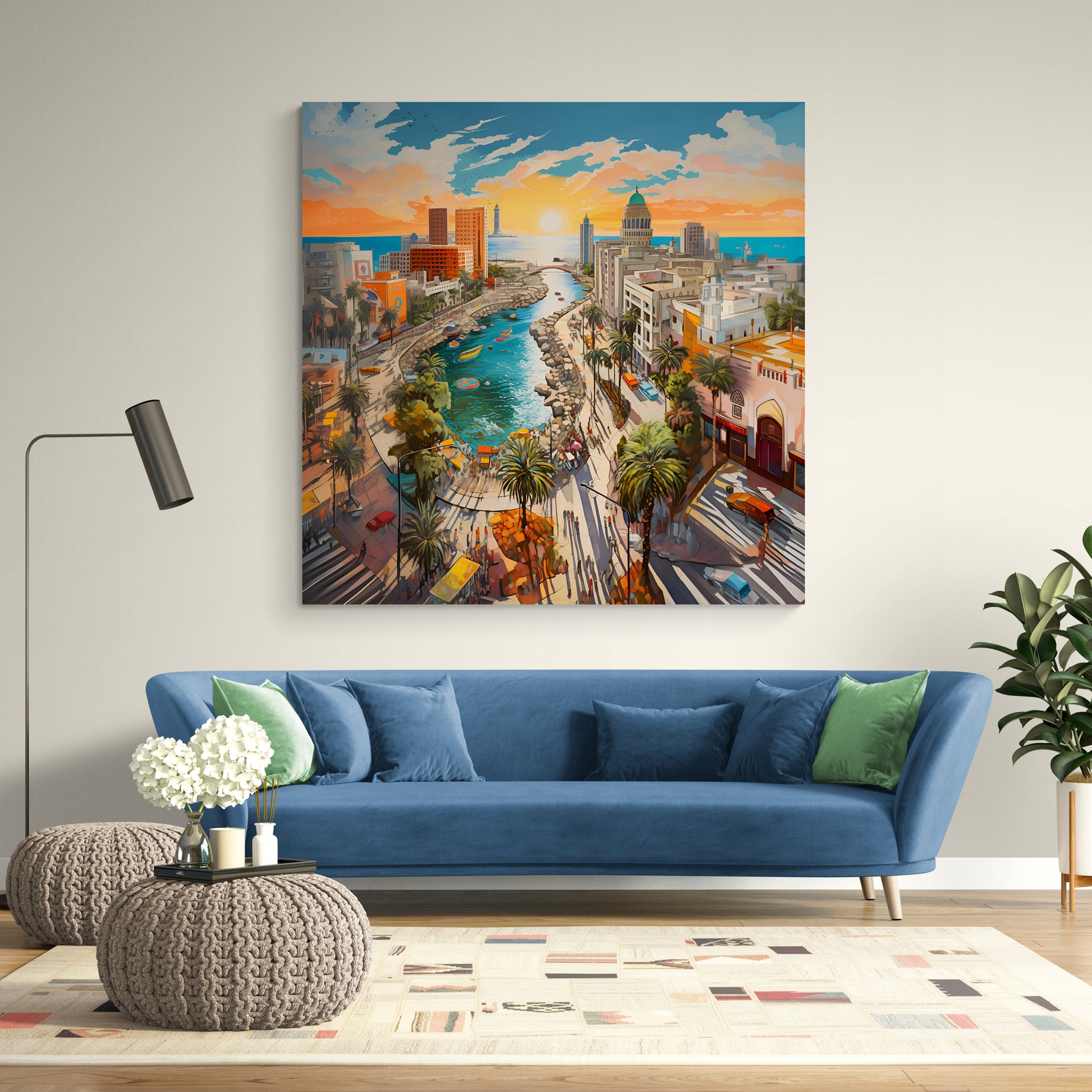 Art for Modern Decor - Room Setting