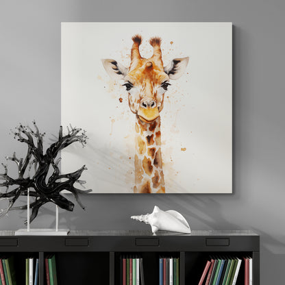 Expressive Elegance: Giraffe Illustration