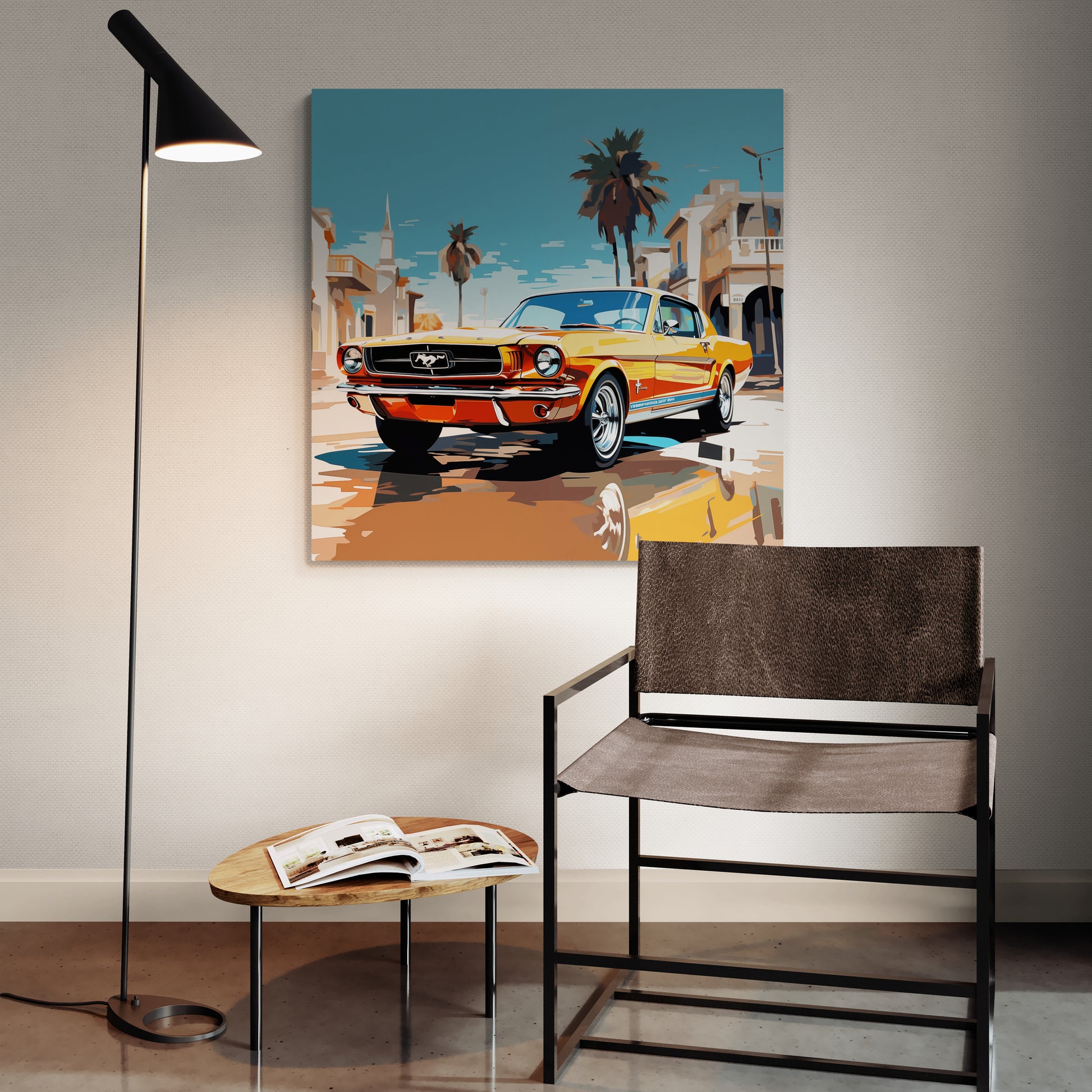 1960s Mustang Canvas - Retro Vibe